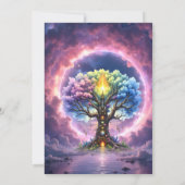 Der himmlische Baum der ewigen Reiche. Einladung (Rückseite)