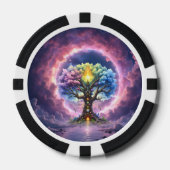 Der himmlische Baum der ewigen Reiche Pokerchips (Vorderseite)