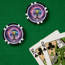 Der himmlische Baum der ewigen Reiche Pokerchips