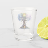 Der himmlische Baum der ewigen Reiche Schnapsglas (Rückseite)