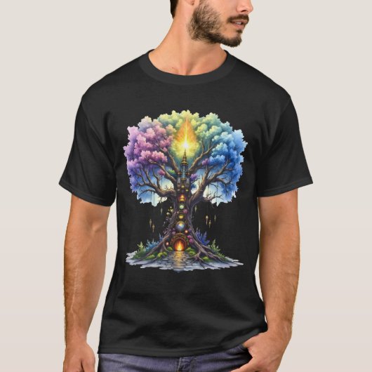 Der himmlische Baum der ewigen Reiche T-Shirt (Vorderseite)
