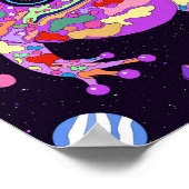 Der himmlische Frosch Poster (Ecke)