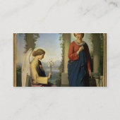 Der himmlische Gruß oder die Ankündigung, 1860 Visitenkarte (Rückseite)