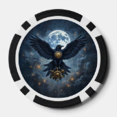 Der himmlische Rabe. Pokerchips (Rückseite)