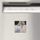 Der hintere Abschnitt des dockten Space Shuttles Magnet (In Situ (Geschirrspüler))