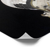 Der hintere Teil des Raumschiffs bewegt sich Poster (Ecke)