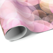 Der Hintergrund blassgelber Blasen. Geschenkpapier (Rolleneckpunkt)