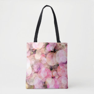 Der Hintergrund blassgelber Blasen. Tasche