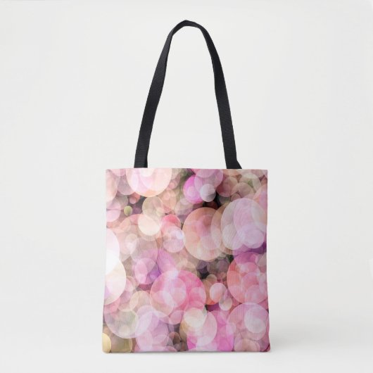 Der Hintergrund blassgelber Blasen. Tasche (Vorderseite)