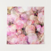 Der Hintergrund blassgelber Blasen. Wandteppich (Vorderseite (Horizontal))