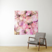 Der Hintergrund blassgelber Blasen. Wandteppich (Beispiel)