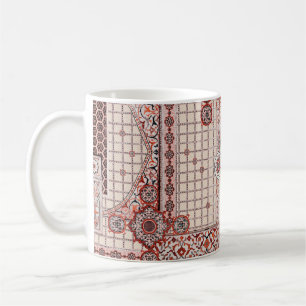 Der Hintergrund der bunten Blume war die Mughi-Arc Kaffeetasse