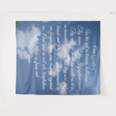 Der Hintergrund unseres Vaters Wandteppich (Vorderseite (Horizontal))