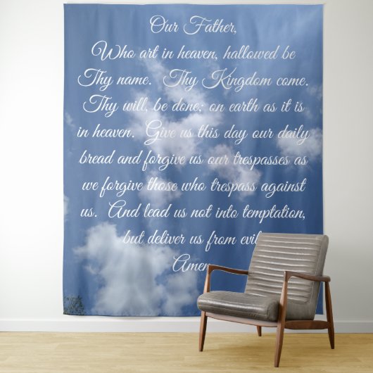 Der Hintergrund unseres Vaters Wandteppich (Beispiel)