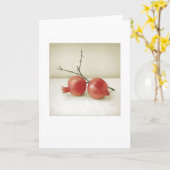Der Hinterhof Pomegraniert die unbedachte Stimmung Karte (Gelbe Blume)