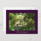 Der Hinterhof Postkarte (Vorne/Hinten)