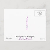 Der Hinterhof Postkarte (Rückseite)