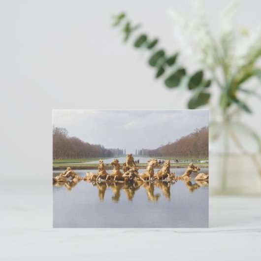 Der Hinterhof Postkarte (Stehend Vorderseite)