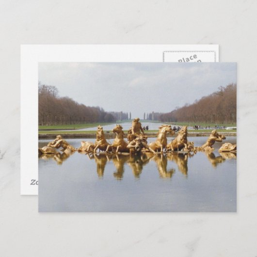 Der Hinterhof Postkarte (Vorne/Hinten)