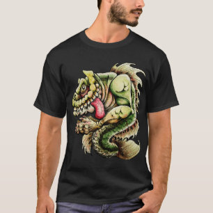 Der hinterlistige großmäulige Bassfisch (Micropt T-Shirt