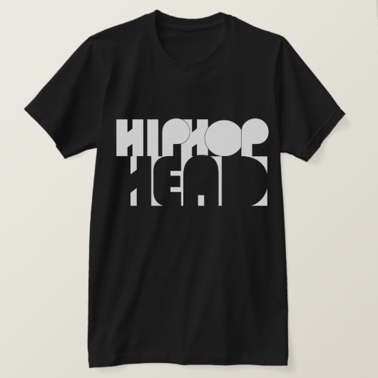 Der HipHop-Kopf T-Shirt (Design vorne)