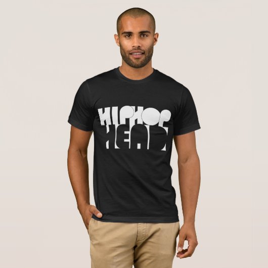 Der HipHop-Kopf T-Shirt (Vorne ganz)