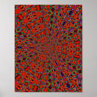 Der Hippie der 60er Poster