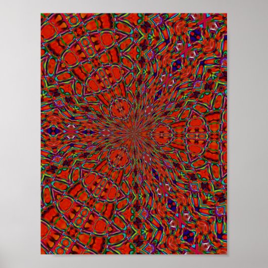 Der Hippie der 60er Poster (Vorne)