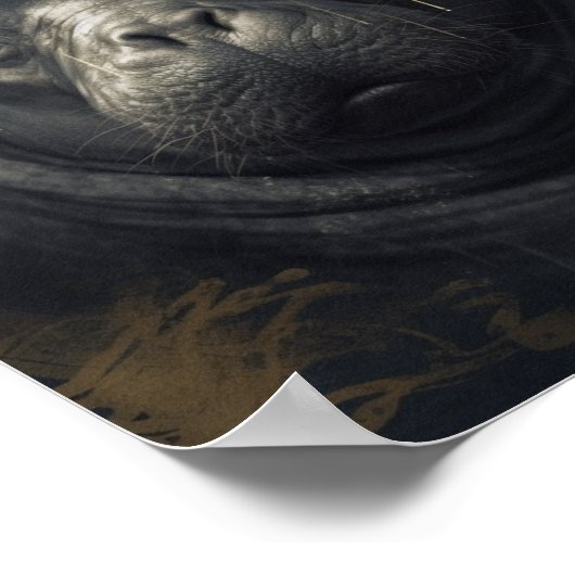 Der Hippo-König Poster (Ecke)