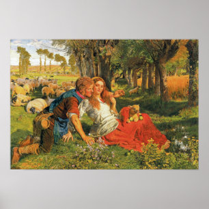 Der Hireling-Hirte, 1851-52 Poster