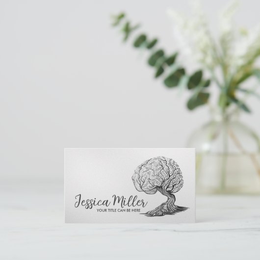 Der Hirnbaum Visitenkarte (Stehend Vorderseite)