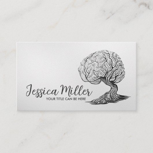 Der Hirnbaum Visitenkarte (Vorderseite)