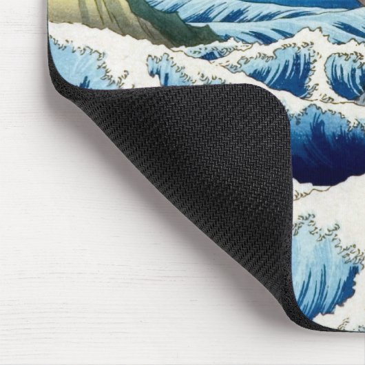 Der Hiroshige Meer und Fujisan Mousepad (Ecke)