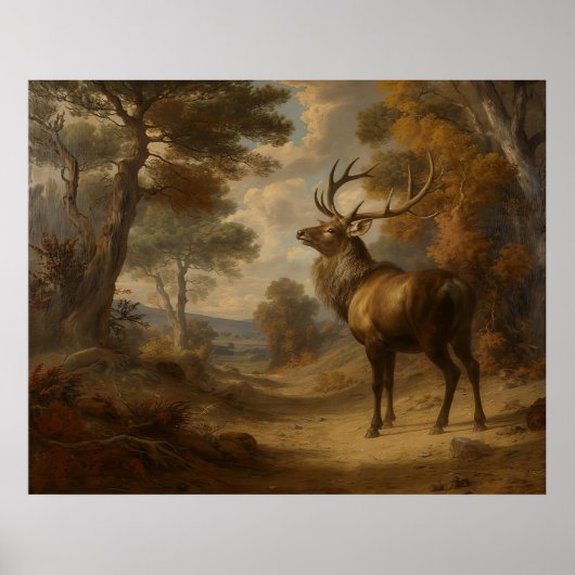 Der Hirsch Poster (Vorne)