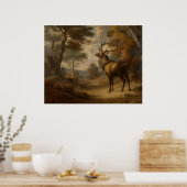 Der Hirsch Poster (Küche)