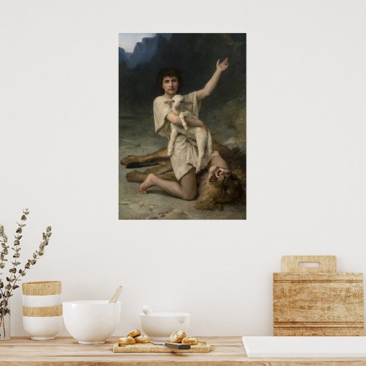 Der Hirte David Triumphant Poster (Küche)