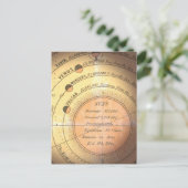 Der historische Fehler des Planeten Vulkan Postkarte (Stehend Vorderseite)