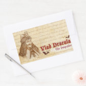 Der historische Graf Dracula Rechteckiger Aufkleber (Umschlag)