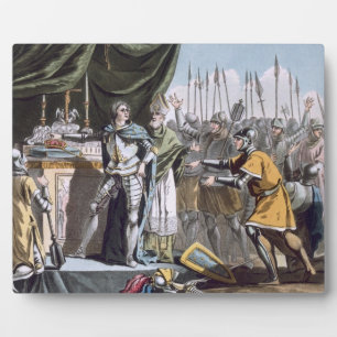 Der Historische Tag der Bouvines im Jahr 1214, ein Fotoplatte
