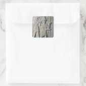 Der Hittite Gott Uomi, Karkemisch Quadratischer Aufkleber (Tasche)