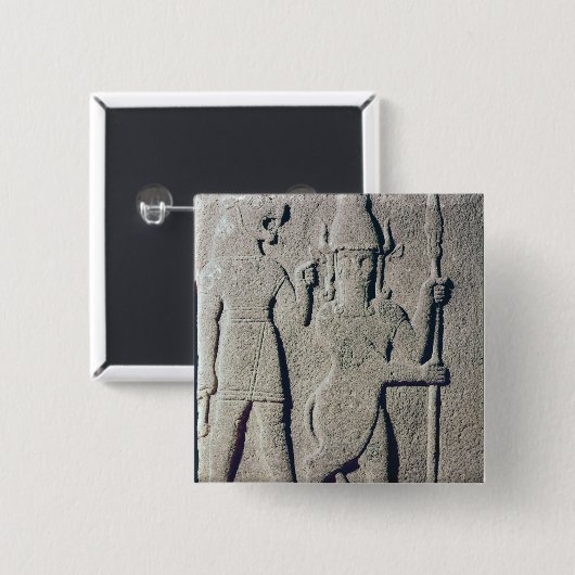 Der hittite-Gott Uomi, Karkemish Button (Vorne & Hinten)