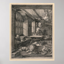 Der Hl. Hieronymus im Gehäus von Albrecht Dürer Poster