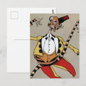 „Der HM Woggle-Bug TE“ von John R. Neill Postkarte (Vorne/Hinten)