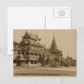 Der Hman Kyaung oder das GlasKloster Birma Postkarte (Vorne/Hinten)
