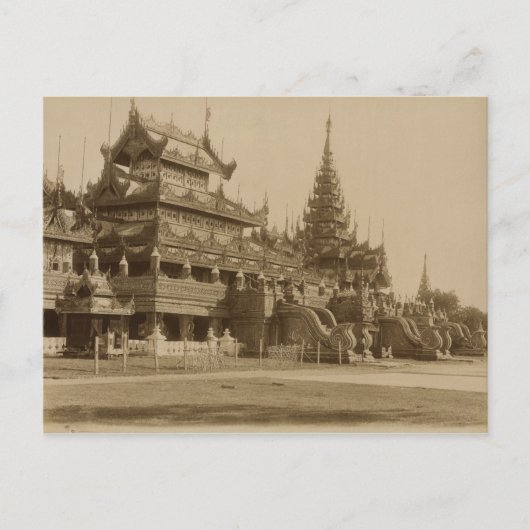 Der Hman Kyaung oder das GlasKloster Birma Postkarte (Vorderseite)
