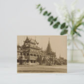 Der Hman Kyaung oder das GlasKloster Birma Postkarte (Stehend Vorderseite)