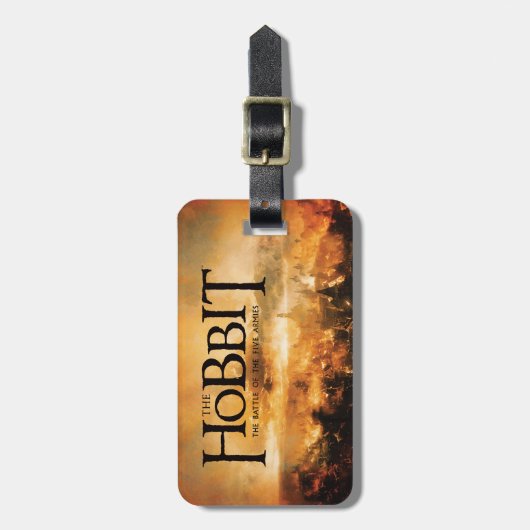 Der Hobbit: DER KAMPF MIT FÜNF ARMIES™-Logo Gepäckanhänger (Vorderseite vertikal)