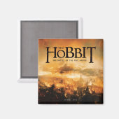 Der Hobbit: DER KAMPF MIT FÜNF ARMIES™-Logo Magnet (Vorderseite/Rückseite)