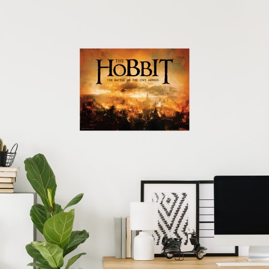 Der Hobbit: DER KAMPF MIT FÜNF ARMIES™-Logo Poster (Heimbüro)