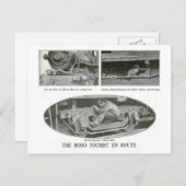 Der Hobo-Tourist Postkarte (Vorne/Hinten)